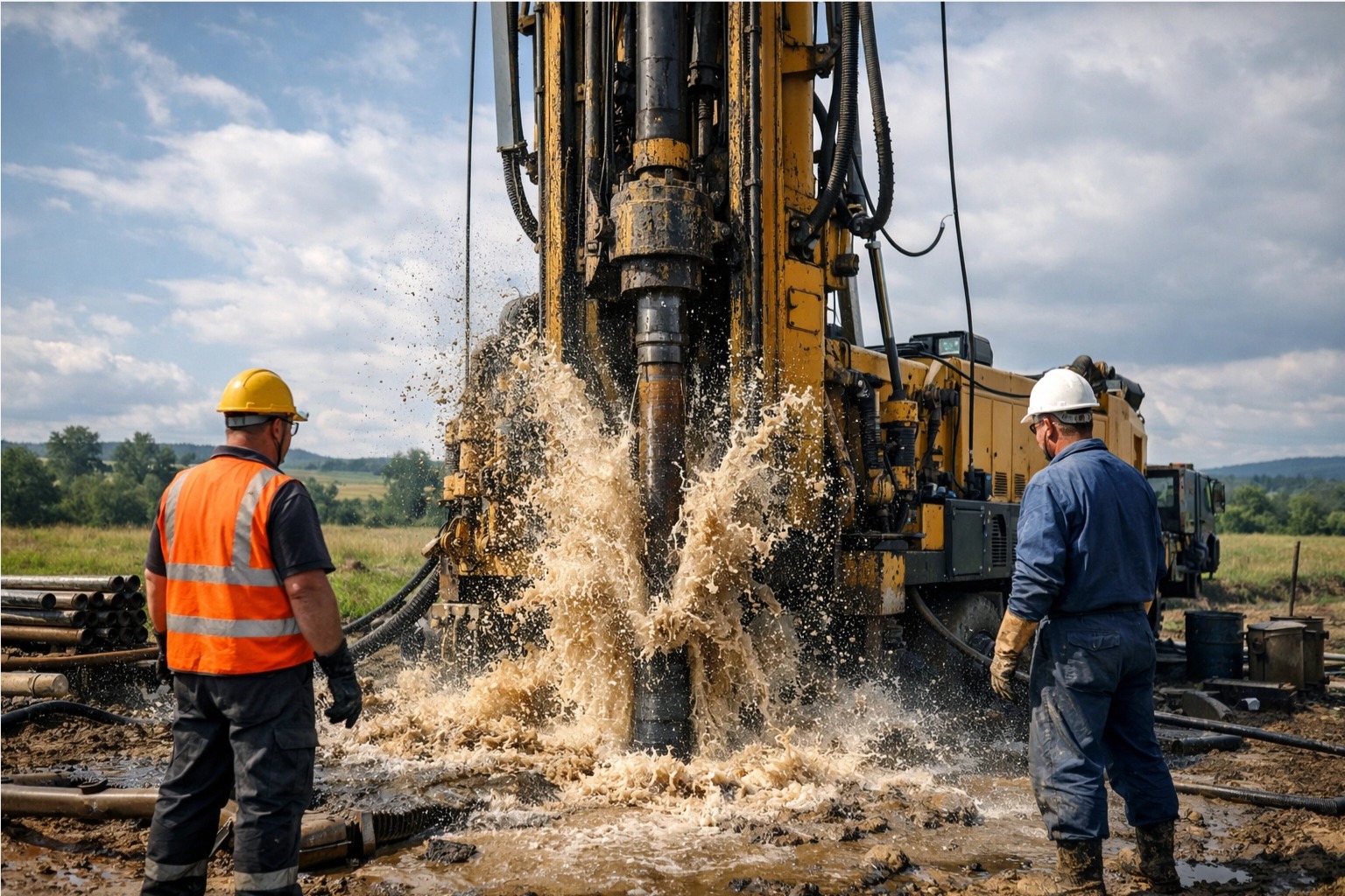 Recuperação de poço artesiano